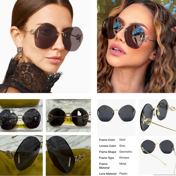 GUCCI CLASSIC SUNGLASSES FROM THE LOVE PARADE COLLECTION - Picture 1 of 16